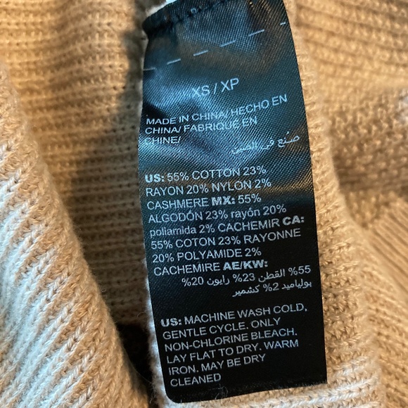 LAST CHANCE! White House Black Market Tan Turtleneck Sweater - Picture 7 of 7